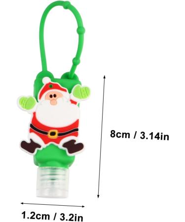 Abaodam 20 Pcs Christmas Silicone Bottle Cover Travel Bottles Cases for 30ml Liquid Soap Elk Toiletries - Buy Online on GoSupps.com