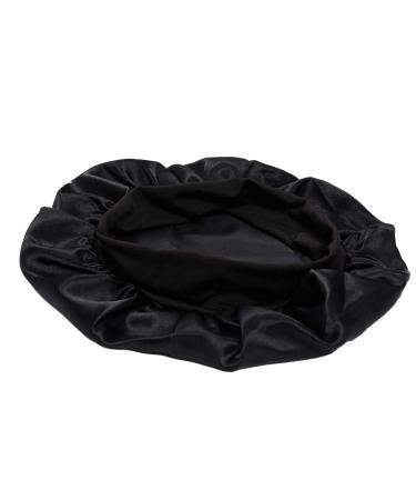 AKOAK Wide-brimmed Headband Nightcap for Women - High-elastic Chemotherapy Cap in Black - Buy Online on GoSupps.com