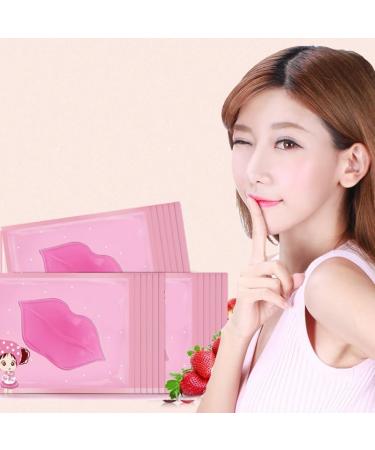 5pc Crystal Collagen Lip Plumper Mask Honey Essence Lip Mask Pads Moisture Anti Aging Wrinkle Patch Gel Scrub Lips (Color : A) - Buy Online on GoSupps.com