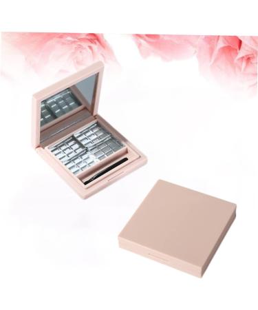IWOWHERO 2pcs Empty Eyeshadow Dish Iluminador De Maquillaje Empty Compact Eyeshadow Makeup Highlighter 1 count (Pack of 1) Pink - Buy Online on GoSupps.com