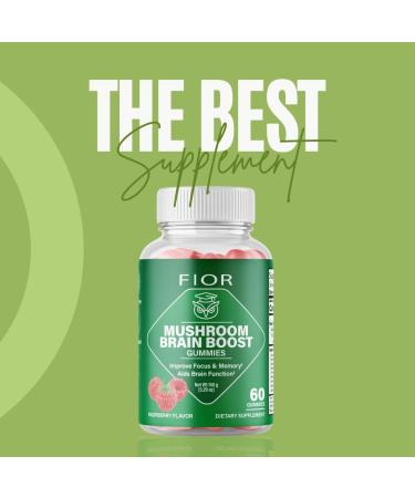 Fior Wellness 10 Mushroom Blend Gummy Supplement - 60 Count Pack of 1 - Buy Online on GoSupps.com