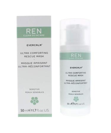 REN Clean Skincare Evercalm Ultra Comforting Rescue Mask 1.7 Fl Oz (Pack of 1)