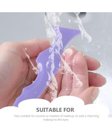 Beavorty Eyelash Tool 2pcs Silicone Beauty Ruler Molde De para Resina Mascara Drawing Makeup Guide Template - Buy Online on GoSupps.com