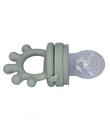Buy Baby Fruit Feeder - Silicone Washable Teething Toy for Meat | Olive Green - International Shipping Available - Buy Online on GoSupps.com