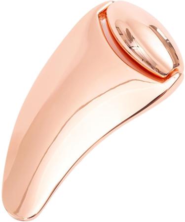 Manual Face Roller Metal Face Massager Lifting Roller Women Skin Care Beauty Rolling Tool For Massaging Neck Chin Eyes Cheekbones Nose Rose Gold Scraping Board + Rose Gold Roller - Buy Online on GoSupps.com