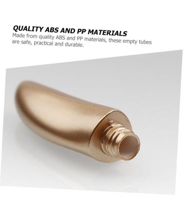 FOMIYES 18 Pcs Eyeliner Empty Tube Empty Mascara Bottle Lip Gloss Containers Gold Lip Gloss Tubes DIY Abs - Buy Online on GoSupps.com