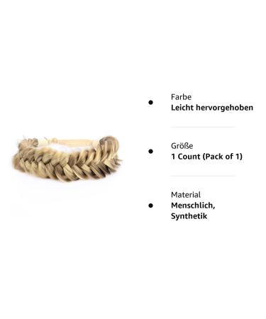 Bobiya Untidy Wide 2-Strand Braided Headband - Elastic Stretch Art Hair Accessory for Fashionable Hairstyles - Buy Online on GoSupps.com