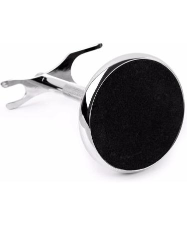 Stylish Stainless Steel Razor Holder & Shaving Brush Stand for Men - Portable Shaving Rack 2.9x6 Inches - Buy Online on GoSupps.com