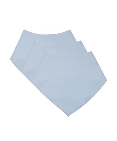 Royal Icon Baby Bandana Bibs - Stylish and Functional Baby Dribble Bibs 0-6 months - Soft and Absorbent Baby bibs 0-6 months - Perfect for Newborn Boys and Girls Bibs Set of 3/6 /12Pc 3 x Blue