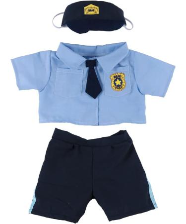 Blue Police Outfit for 16inch Teddy Bear - Teddy Bear Clothes - BEAR NOT INCLUDED - Buy Online on GoSupps.com