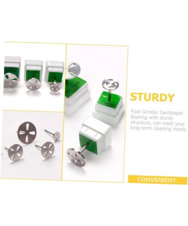 Healeved Foot Bearings Hole Design Bearing Sanding Discs Bearing Pedicure Sanding Slices Bearing Electric Foot Bearing Tool Grinding Feet Stainless Steel Universal - Buy Online on GoSupps.com