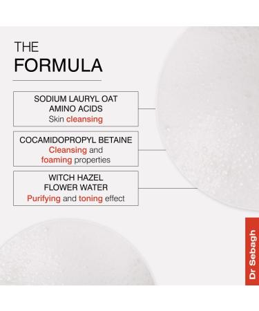 Dr Sebagh Foaming Facial Cleanser - Daily Purifying & Toning Foam for All Skin Types - 5.1 fl. oz. Face Wash for Women & Men - Buy Online on GoSupps.com