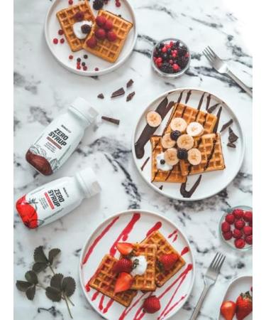 BioTechUSA Zero Syrup Sugar & Fat Free Sweetener Syrup 320 ml Strawberry - Buy Online on GoSupps.com