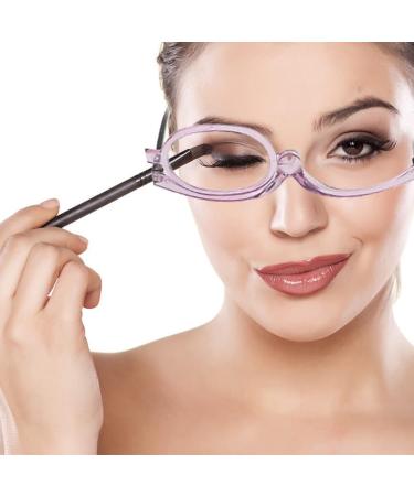 Bnoyoneras Makeup Reading Glasses for Women - Light Foldable & Rotatable Magnification - Stylish Eye Makeup Glasses - 2.50 Purple - Buy Online on GoSupps.com