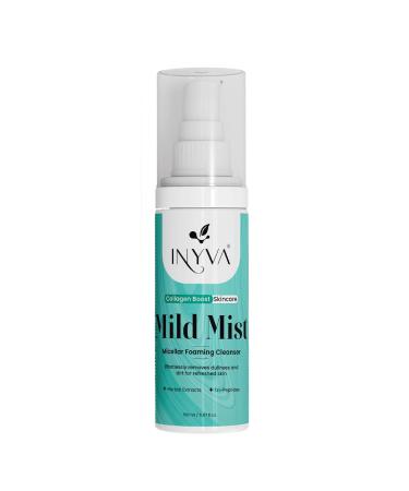MildMist Micellar Foaming Cleanser - With Tripeptides & Herbal Extracts - Gentle Rejuvenation for All Skin Types - 5.01 Oz