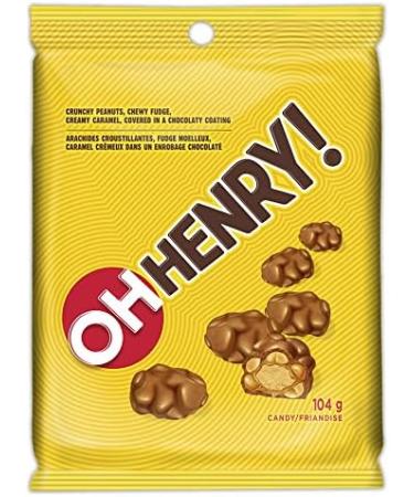 OH HENRY! Crunchy Candy Holiday Candy Kids Candy to Share Bulk Candy 104g (8 Count) Original 104 g (Pack of 8) - Buy Online on GoSupps.com
