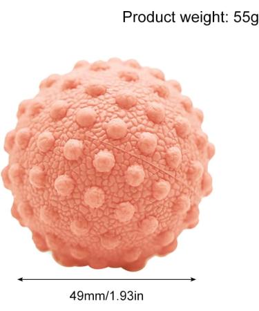Hedgehog Massage Balls Set - 2 Piece Foot & Gymnastics Massage Balls (49mm) | Orange & Green Nopping Ball for Relaxation & Fitness - Buy Online on GoSupps.com