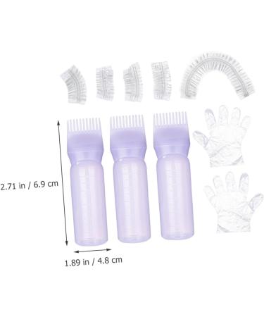 Beaupretty 1 Set Bleach Kit Hair Coloring Tools Hair Dye Tools for Diy Hairstyling Gloves Salon Hair Dyeing Tool Earmuffs Hair Dye Accessories Plastic Portable Tool Kit Purple 6.9x4.8cm Purple - Buy Online on GoSupps.com