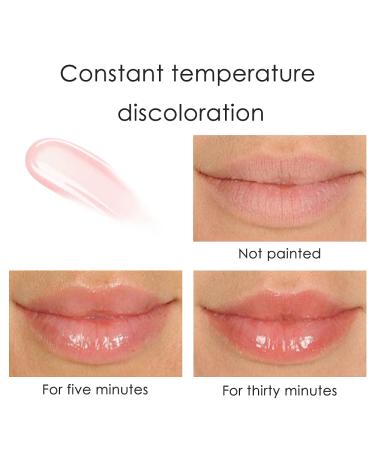 Evpct 2Pcs Clear Color Changing Lip Gloss Set for Women Girls - Pink Mood Lip Oil Balm Stain Glaze Pack, Hydrating Formula - 0.21 Fl Oz (Pack of 1) - Buy Online on GoSupps.com