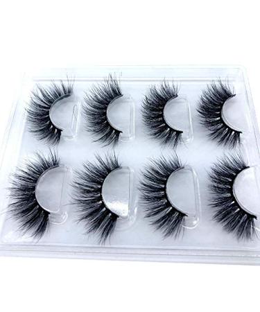 HBZGTLAD 3D Mink Lashes - Handmade, Cruelty-Free, Reusable False Eyelashes (TDR-04) - Buy Online on GoSupps.com