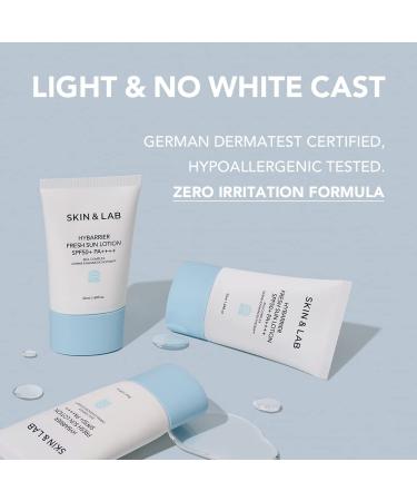 Buy SKIN&LAB Hybarrier Fresh Sun Lotion Set of 2 | SPF 50+ PA+++ Chemical Sunscreen | 1.69 fl oz (2 PC) - Best International Shipping - Buy Online on GoSupps.com