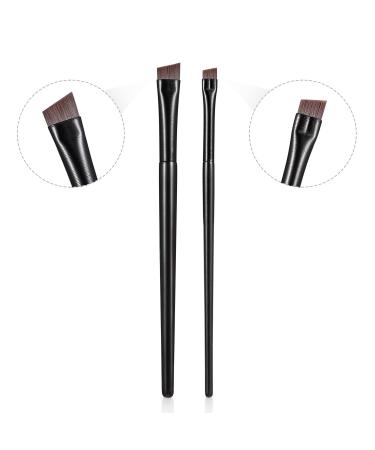 Fine Angled Eyeliner Brush - Etercycle Ultra Thin Slanted Flat Angle Beauty Cosmetic Tool - Buy Online on GoSupps.com