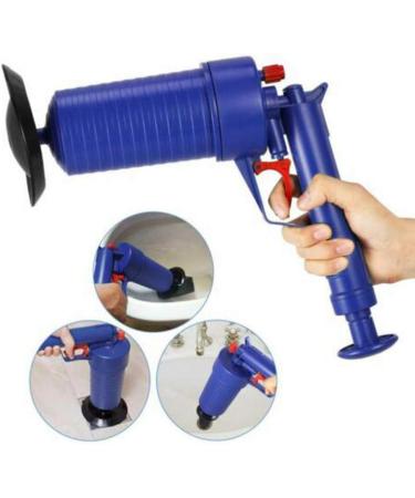 Household Cleaning Tools & Accessories dezirZJjx High-Pressure Pipe Dredging Device Pressure Pump Cleaner Bathroom Sink Toilet Drain Efficient Dredging- Blue - Buy Online on GoSupps.com