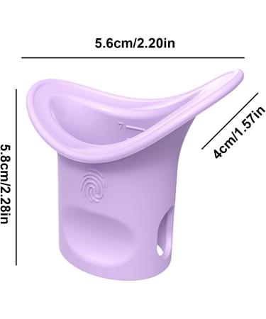 Eye Rinse Cup - Portable Eye Flush Kit Silicone Eye Washer | Eye Cleaner Cup with Scale Eye Bath for Eye Washing Refresh and Clean Tired Eyes Hixip Purple - Buy Online on GoSupps.com