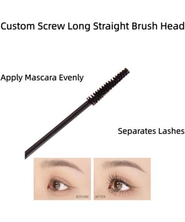 Black mascara with small brush for underfine eyelashes voluminous longwearing smudgeproof and waterresistant natural look - Buy Online on GoSupps.com