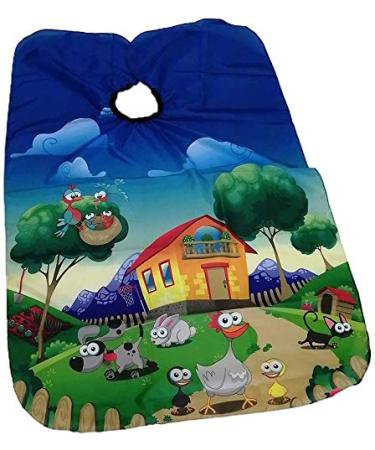 Yeglg Kids Hairdressing Cape Children Haircut Salon Cape Hair Cutting Cape Waterproof for Adults and Kids