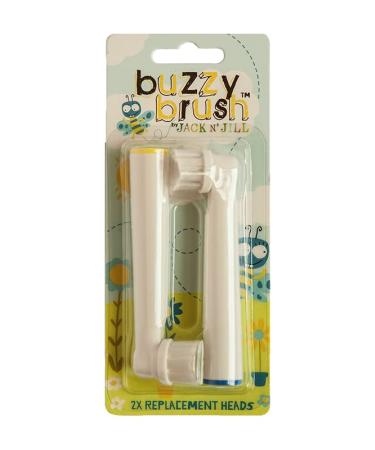 Jack n' Jill Buzzy Brush 2X Replacement Heads