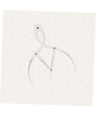 Ipetboom Eyebrow Shaping Template Eyebrow Drawing Tool Brow Stencils Scale Template Ruler Stainless Steel - Buy Online on GoSupps.com