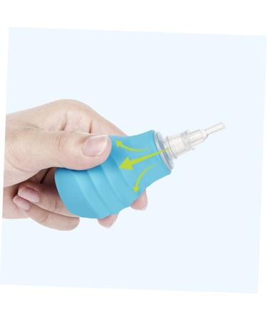 GAFOKI Baby Nose Aspirator & Suction Bowls Set - Ear Wax Remover & Snot Cleaner for Toddlers - Blue Clear & Easy Clean - TPE Material - Buy Online on GoSupps.com