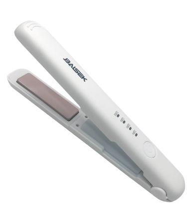 Flat Iron Hair Straightener 2 in 1 Travel Hot Tools Hair Straightener and Curler with 3000mAh Built in Battery 4 Level Temperature Adjustment & Safety Lock