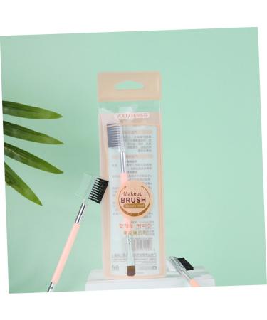 1 Double Ended Brow Brush Eyelash Brush Concealer professional cosmetics brush Double-headed Eyeshadow Brush eyelash comb Eyeshadow Makeup Brush Miss major applicator - Buy Online on GoSupps.com