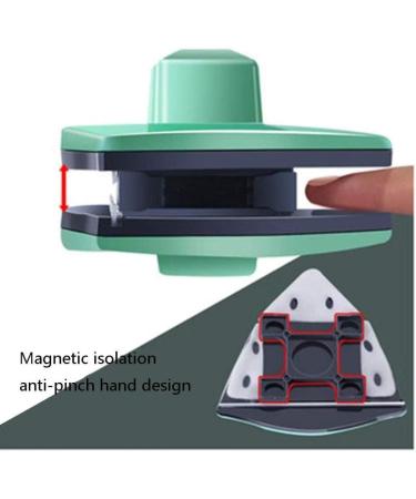 10-Position Adjustable Magnetic Double Sided Magnetic Window Cleaner with Safety Anti-Pinch Hand Board/4cm Enlarged Handle Household Squeegees - Buy Online on GoSupps.com