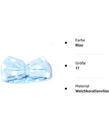 Blue Face Wash Hairband Women Bow Makeup Cosmetic Elastic Headband New Released Reliable Women's Fashion Headbands Hair Styling Accessories - Buy Online on GoSupps.com
