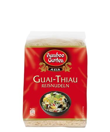 Bamboo Garden Rice Noodles Guai Thiau - 250g (Pack of 2) | Authentic Thai Noodle Dish | International Shipping Available - Buy Online on GoSupps.com