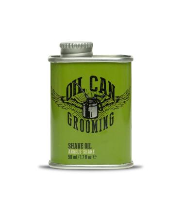 Oil Can Grooming Angels' Share Shave Oil Premium Pre-Shave & Conditioning Oil for Men Smooth Glide Reduced Irritation & Hydrated Skin Cool Citrus Scent 50ml