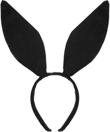 hgnxa Ears Headwear Animal -tie Tail Ear Hair Hoop Simple Headband Theme Party Costume Black - Buy Online on GoSupps.com