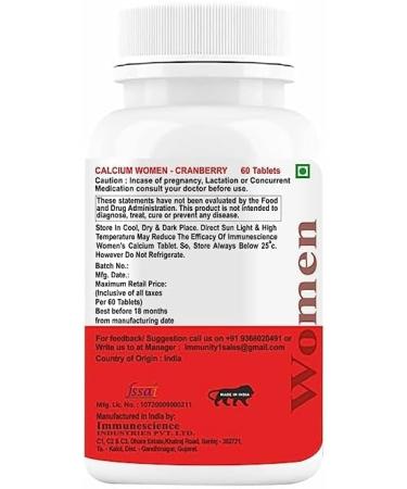 YHN Calcium Tablets for Women with Vitamin D, Magnesium, Zinc, VIT B12 - 60 Sugar Free Tablets - Buy Online on GoSupps.com