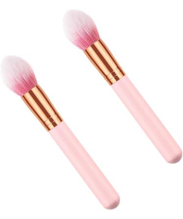 CANIGHT 2pcs Professional Makeup Brush Concealer Brush Cosmetics Brush Cosmetics Powder Brush Wooden - Buy Online on GoSupps.com