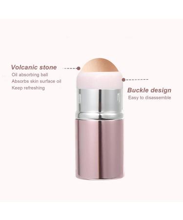Face Roller Oil Absorbing Volcanic Roller Oil Absorbing Roller Oil Control Skin Roller Oil Absorbing Volcanic Face Roller Volcanic Stone for Refreshed and Rejuvenated Skin Pink - Buy Online on GoSupps.com