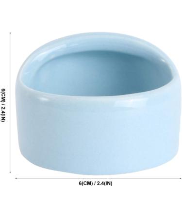 Hamster Bowl- Small Animal Food Dish Hamster Water Bowl for Bunny Guinea Pig Hamster Chinchilla Rabbit Blue - Buy Online on GoSupps.com