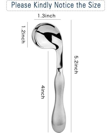 ALLWIN Adaptive Utensils 2Pcs Curved Spoon Set for Hand Tremors, Arthritis, Parkinson's - Right Handed Angled Spoons for Elderly Use - Buy Online on GoSupps.com