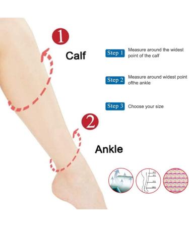 Buy TBES Compression Elastic Stockings - Knee-High Sports Stockings with Zipper | Comfortable & Supportive for Travel & Daily Wear - Buy Online on GoSupps.com