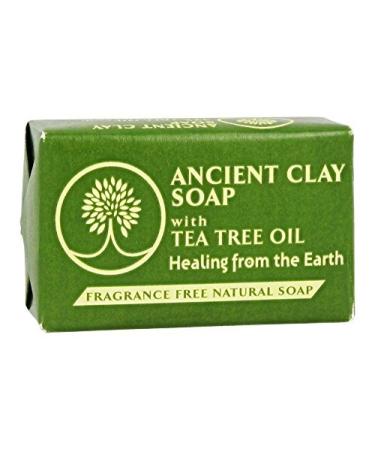 Ancient Clay Soap with Tea Tree Oil Zion Health 6 oz Bar Soap
