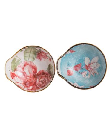 ABOOFAN 4 Pcs Sauce Bowl Ice Cream Dishes Mini Porcelain Bowls Trays for Food Serving Cookie Container Dessert Dish Ceramic Dipping Dishes Pottery Dip Bowls Ceramics Sushi Ceramic Plate