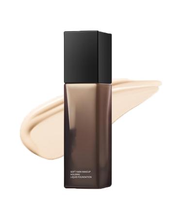 Liquid Foundation, Glowing Foundation, Natural Moisturizing Concealer Foundation, Waterproof and Sweatproof Long-lasting Foundation