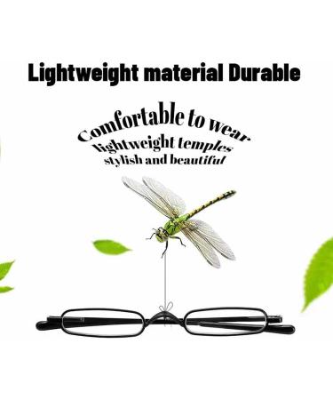 BILIZA Fashion Reading Glasses - Portable 1.0X Blue Light Blocking Eyewear for Men & Women with Pen Clip - Red - Buy Online on GoSupps.com